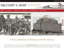 Tablet Screenshot of militaryandwar.com